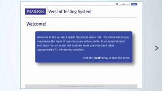 Versant English Placement Test  Product Tour [upl. by Schiffman]