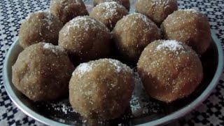 HOW TO MAKE CHURMA LADOO  NirmalBhoj [upl. by Carbrey]