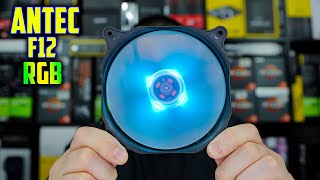 25 Antec F12 RGB Fans Review  Airflow Noise Test amp RGB [upl. by Ennahs]