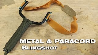 Homemade Powerful Slingshot [upl. by Eikcin]