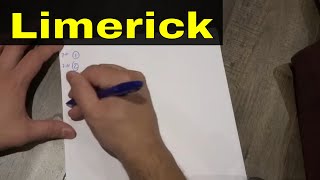 How To Write A Limerick PoemPoetry Tutorial [upl. by Yrebmik]