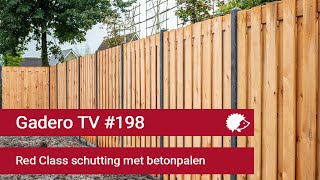 198 Red Class schutting met betonpalen [upl. by Kelda958]