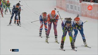 Biathlon World Championships 2016 Oslo Norway Mixed Relay 030316 [upl. by Adiazteb]