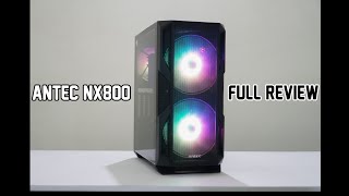 Antec NX800 Mid Tower RGB  Review [upl. by Nalla901]