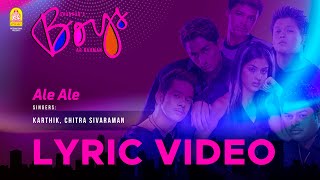 Ale Ale  Lyric Video  Boys  Siddharth  Genelia  Shankar  AR Rahman  Ayngaran [upl. by Balac]