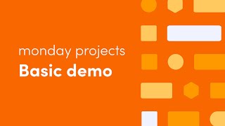 Basic demo  mondaycom for Project Management [upl. by Sum769]