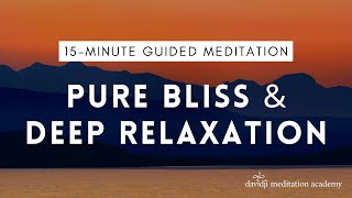 15 Minute Guided Meditation for Deep Relaxation Good for Sleep  davidji [upl. by Waylin]