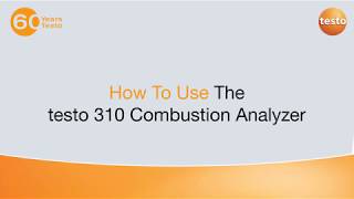 How To Use the testo 310 Combustion Analyzer [upl. by Pharaoh]