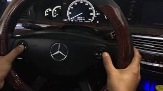 HOW TO RESET SERVICE LIGHT ON MERCEDES S550 W221 [upl. by Gati]