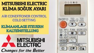 KLİMA SOĞUK AYARI mitsubishi electric [upl. by Hakan]