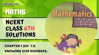 NCERT Solutions Class 6 MATHS Chapter 1 Knowing Our Numbers Ex 11 [upl. by Ardnohsed130]