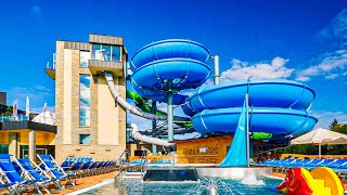 Waterslides at Chochołowskie Termy in Poland [upl. by Corrina]