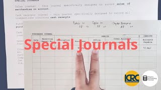 Basic Accounting  Special Journals Part 1 [upl. by Mortimer]