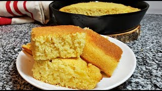 Easy Cornbread Recipe  How To Make Soft Fluffy Cornbread [upl. by Walrath]