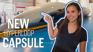 Hyperloop’s first fullscale passenger capsule  CNBC Reports [upl. by Alice]