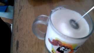 Aerolatte Review Frothing Cold Milk In Under 1 Minute [upl. by Irod]