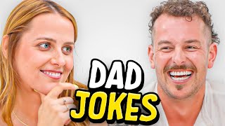 Dad Jokes  Dont laugh Challenge  Tim Vs Kat  Raise Your Spirits [upl. by Hutton]