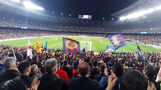 FC Barcelona  Alle Alle Alleeee Camp Nou Champions league 2019 vs Man United [upl. by Aro768]