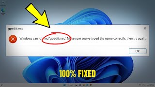 How To Enable Group Policy Editor gpeditmsc in Windows 11  10 Home Editions  FIX GPEDIT MSC ✅ [upl. by Ailssa]