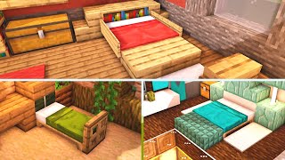 11 Minecraft Bedroom Design Ideas to Build for Your House Tutorial [upl. by Nnainot]