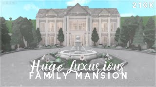 Bloxburg  Huge Luxurious Family Mansion Build 200k [upl. by Trahurn854]