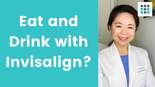 EATING AND DRINKING WITH ALIGNERS l Dr Melissa Bailey [upl. by Eissalc]