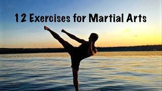 12 Exercises for Martial Arts [upl. by Lukin]