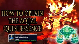 How to Summon Ragnaros  Aqual Quintessence  Classic WoW [upl. by Einahpetse]