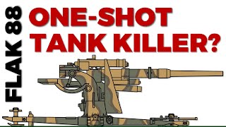 Flak 88 OneShot Kill How Effective was it really [upl. by Otrebor]